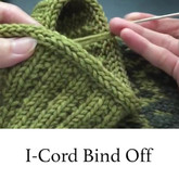 3针的I-Cord收针（圈织） I-Cord Bind Off/细绳收针法/包边收针法 棒针技巧视频教程