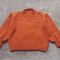 小野套衫 从上往下简单又好织的棒针平针毛衣
