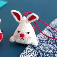 卯兔(4-12)毛线创意主题编织钩针香囊织法视频教程