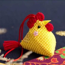 酉鸡(10-12)毛线创意主题编织钩针香囊织法视频教程