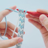 双色钩针编织绳子的织法视频教程