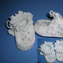 棉线钩针婴儿宝宝毛线鞋袜编织图文教程