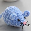 小老鼠(6-5)雪尼爾絨線編織鉤針卡通動物掛件編織視頻教程