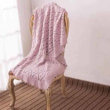 菱形花毯子(2-1)钩针毛线毯盖腿毯婴儿毯编织视频教程
