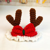 麋鹿发夹  圣诞主题节日派对装饰毛线DIY发夹编织视频教程