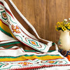 印第安风格毛线毯(2-1)阿富汗针与钩针相结合的毛毯编织视频教程
