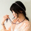 涟漪 钩针珍珠饰品三件套（手链、发饰和项链）编织视频教程