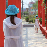 寬布條線鉤針夏日遮陽(yáng)帽編織視頻教程