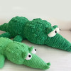 个性钩针鳄鱼玩偶抱枕靠枕编织视频教程