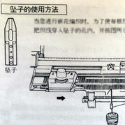 兄弟/銀笛編織機嵌花機頭墜子的使用方法