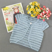 陌顏親子夏季鉤針短袖開衫