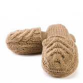 麻花拖鞋Cable Clog Slippers 簡約大方厚實棒針拖鞋