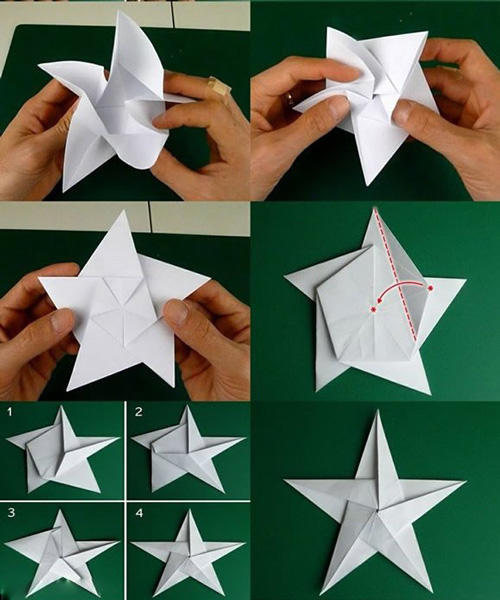 纸星星的折法图解图片